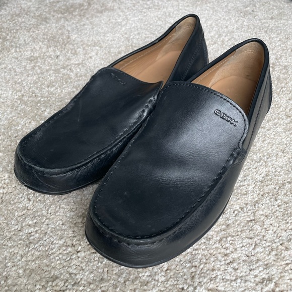 GEOX drivers genuine leather “New Fast Boy” slip-on dress shoes EUC - Picture 3 of 7